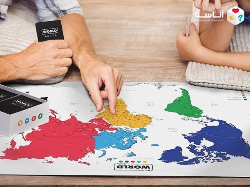 مراجعة لعبة The World Gameدليلك الكامل لغزو العالم معرفياً من فوق طاولتك