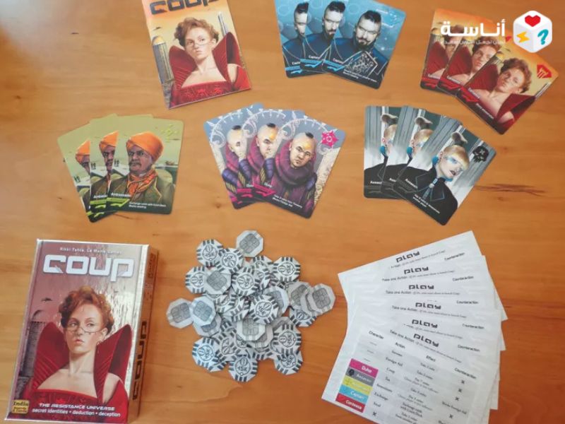 مراجعة لعبة Coup: صراع النفوذ والخداع الذي سيجعلك تشك في أقرب أصدقائك