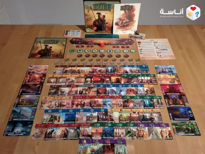 7 Wonders Duel: صراع الجبابرة – الدليل الشامل لأعظم تجربة استراتيجية ثنائية في تاريخ ألعاب الطاولة