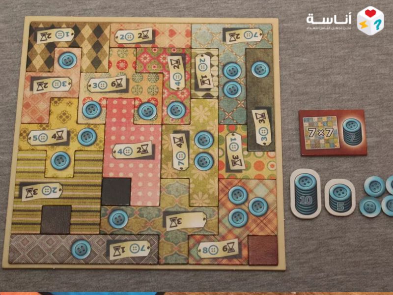 لعبة Patchwork: فن الترقيع – عندما يتحول القماش إلى ساحة معركة ذهنية لا ترحم