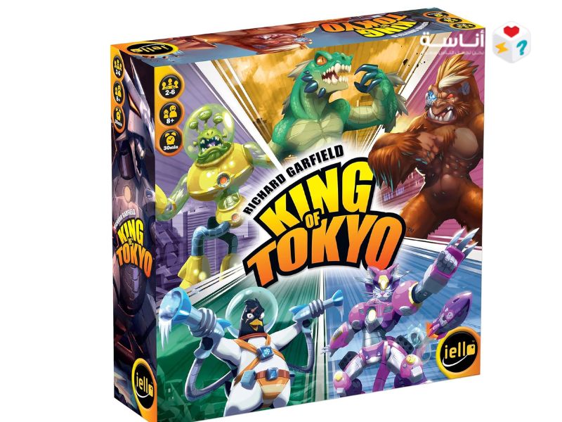 مراجعة لعبة King of Tokyo : صراع الوحوش والسيطرة على العاصمة