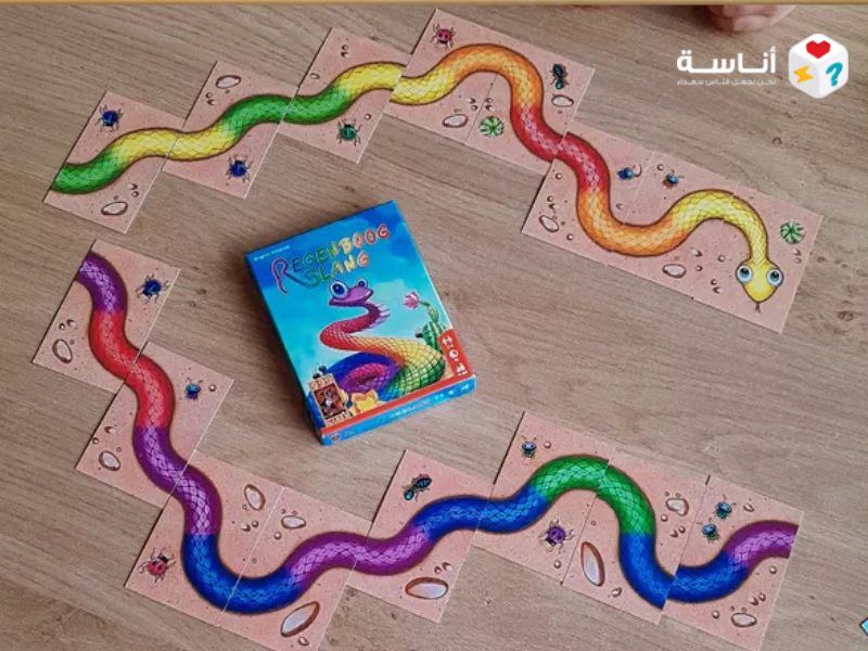 مراجعة لعبة Hisss: عالم من الألوان والمرح حيث يبني الصغار أطول الثعابين بذكاء المطابقة