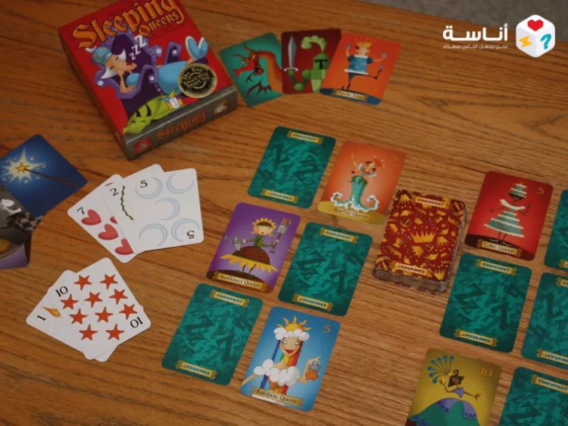 مراجعة لعبة Sleeping Queens: سحر الأحلام الذي يجمع العائلة في صراع ملكي لإيقاظ الملكات